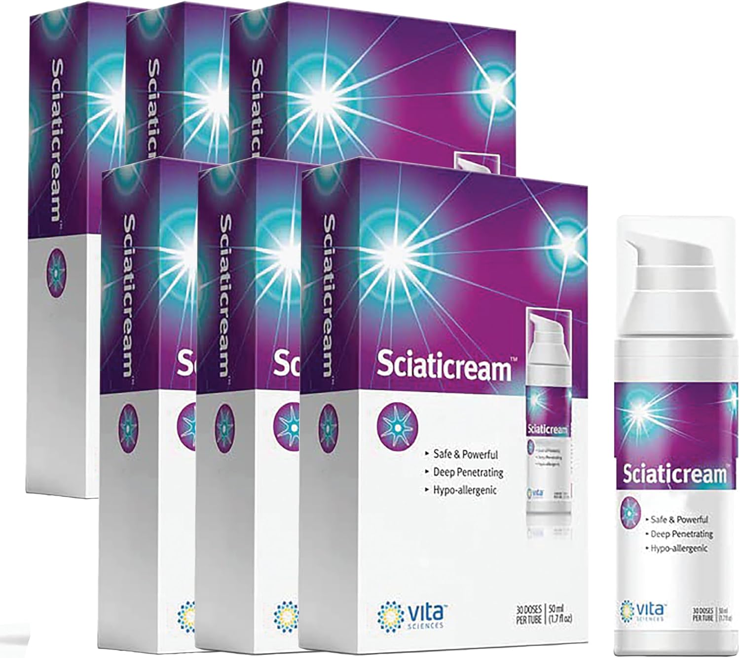 SciatiCream Sciatica Relief Cream – Deep Penetrating Sciatic Nerve