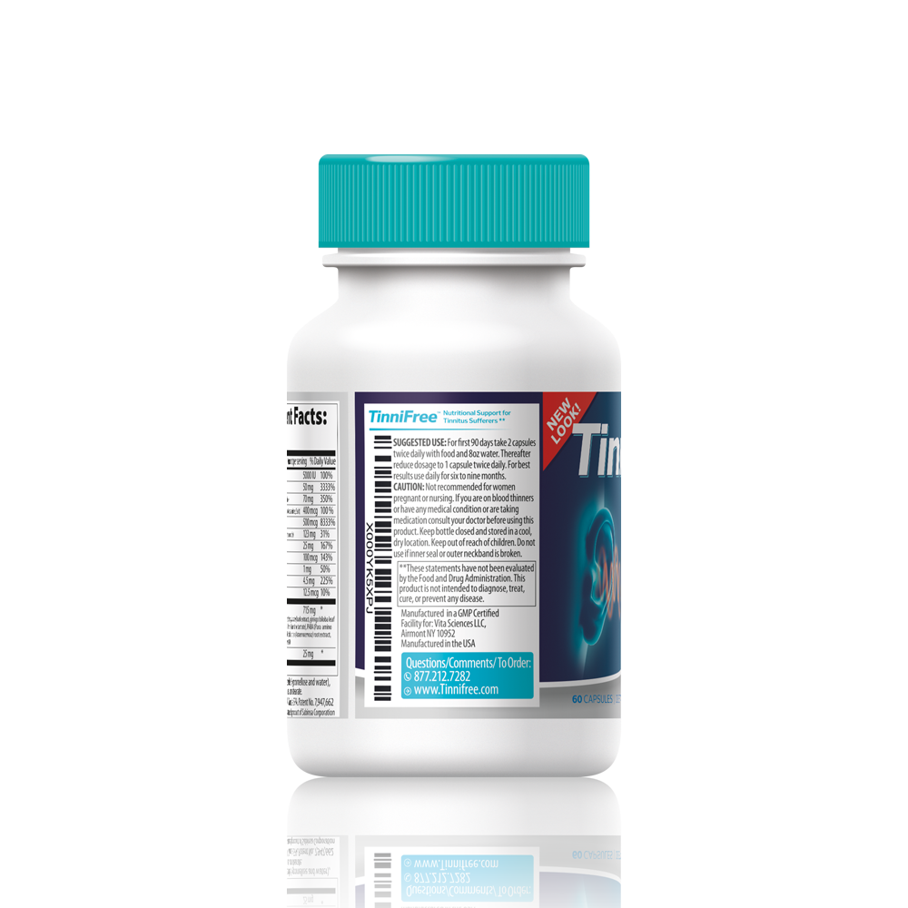 TinniFree Tinnitus Pain Relief Supplement