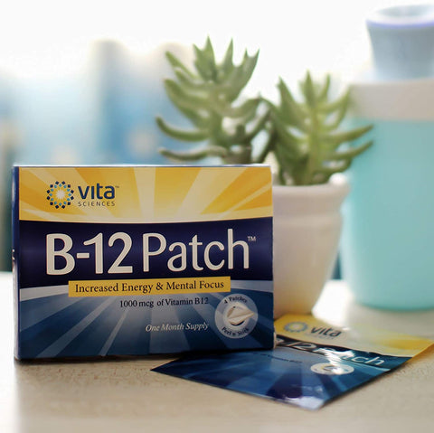 Vita Sciences B-12 Patch Vitamin B12 Energy & Focus Patch Vita Sciences B-12 Patch Vitamin B12 Energy & Focus Patch