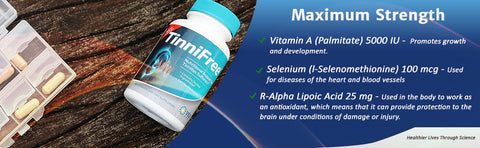TinniFree Tinnitus Pain Relief Supplement