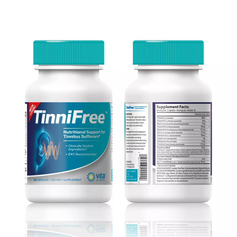 l carnitine tinnitus TinniFree Ear Relief Supplement – Ringing in the Ears Support – Vita Sciences
