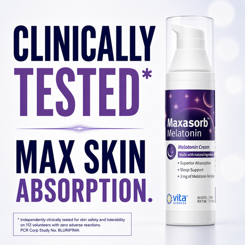 Maxasorb Melatonin Cream – Topical Sleep Support
