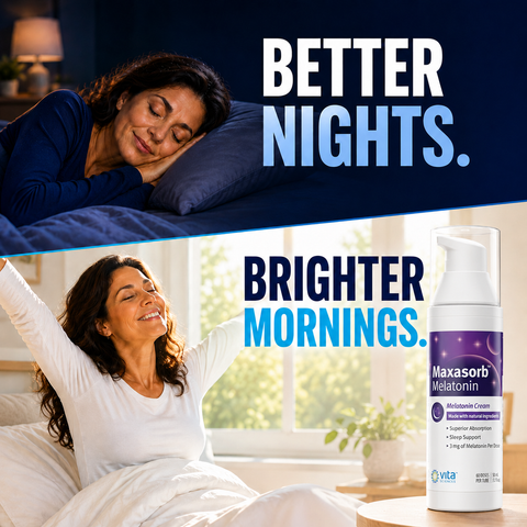 Maxasorb Melatonin Cream – Topical Sleep Support