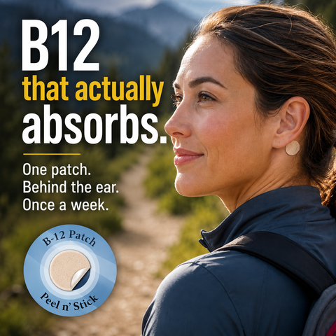 Vitamin B12 Energy Patch –  Topical B12 with Selenium