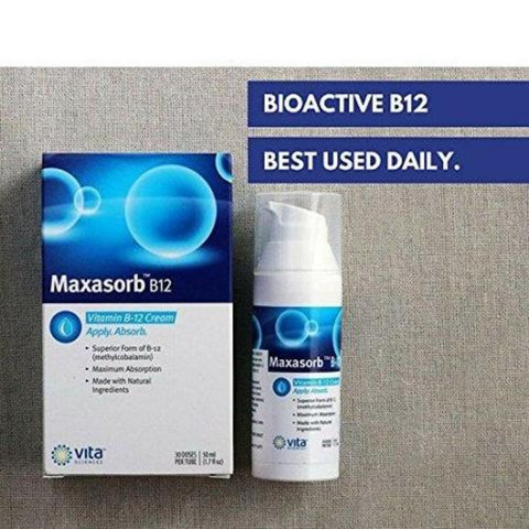 Maxasorb B12 Creme Mit Methylcobalamin - Vitamin B12 Creme 50 Ml Für Die Haut