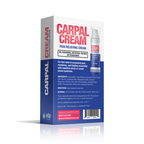Carpal Cream Carpal Tunnel Pain Relief