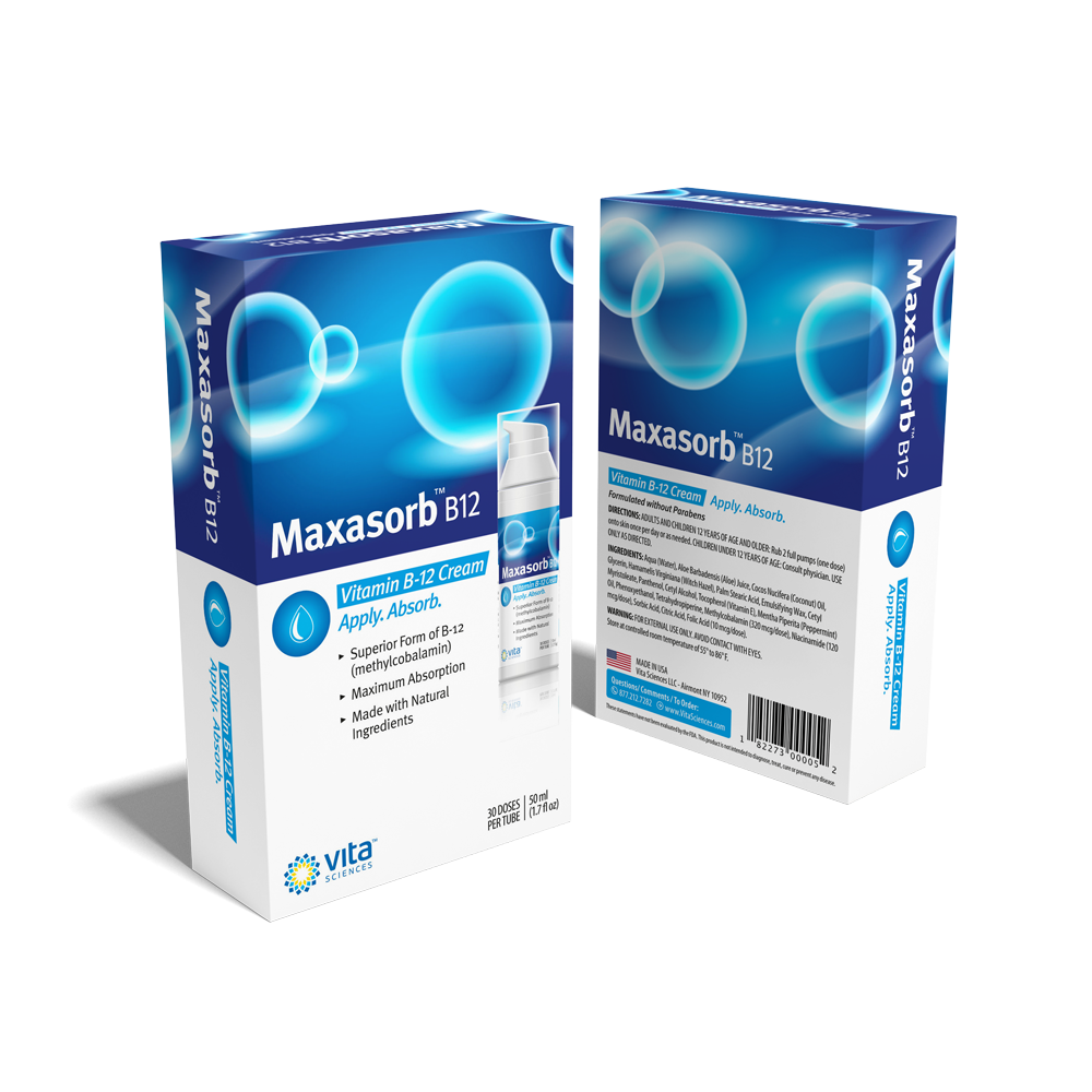 Maxasorb B12 Cream | Increased Energy Is Yours | Vita Sciences Maxasorb B12 Cream | Increased Energy Is Yours | Vita Sciences