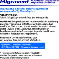 Migravent Migraine Relief Supplement