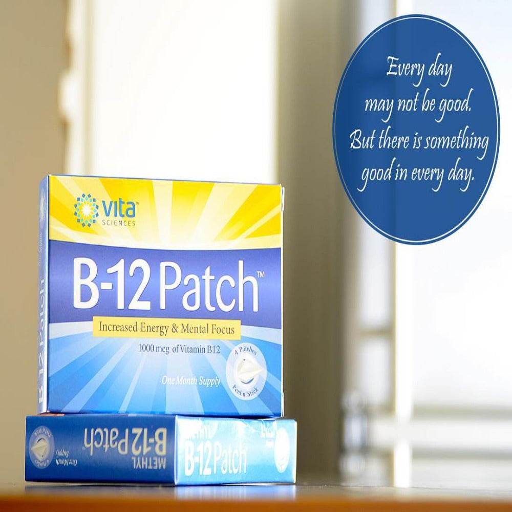 B12 Patch Enjoy Increased Energy and Mental Focus Vita Sciences
